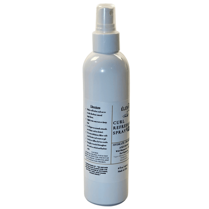 label of Curl Refresher bottle with direction